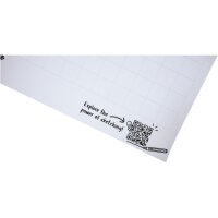 LEGAMASTER Flipchartblock, 65 x 98 cm, 2x 50 Blatt, kariert 7-157625