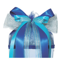 ROTH Schultütenschleife LED Blue Star, gebunden