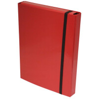 DONAU Heftbox, A4, 40mm, rot
