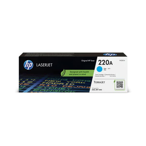 HP Original Tonerkartusche cyan (W2201A,220A,220AC,220ACYAN,NO220A,NO220AC,NO220ACYAN)