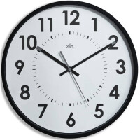 CEP Wanduhr Quarz, Ø 30cm, schwarz weiß