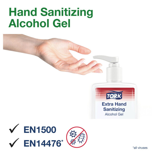 TORK H&auml;ndedesinfektionsmittel GEL, 500ml 511205