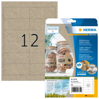 HERMA 10754 Etiketten Silphie-Papier, A4, 97 x 42,3 mm,...