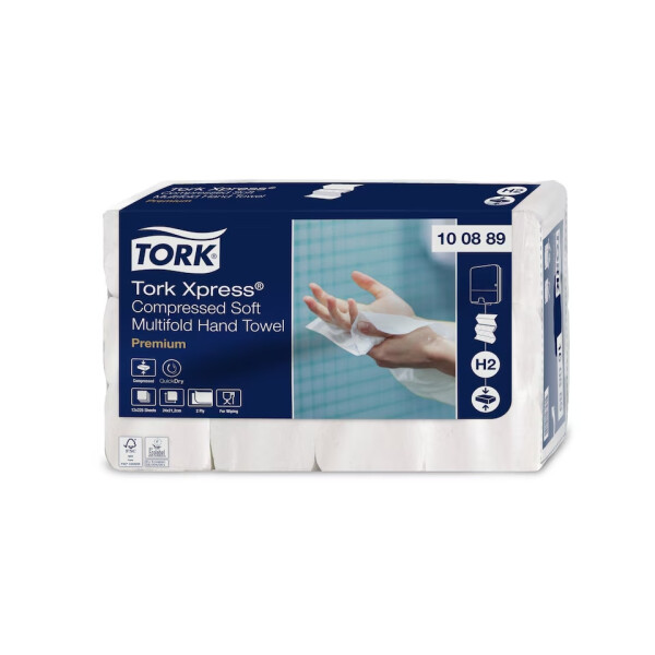 TORK Xpress Multifold Handt&uuml;cher, 2-lagig, wei&szlig;, 12x 225 T&uuml;cher