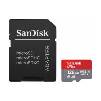 SANDISK MicroSD Card 128GB Ultra Class 10