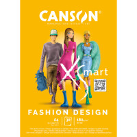 CANSON Zeichenblock Fashion, A4, 30 Blatt, 180 g qm,...