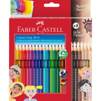 FABER-CASTELL Buntstift Colour GRIP, 24er Promotionset -...