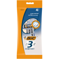 BIC Einwegrasierer 3 Comfort, für Männer, 4er Pack