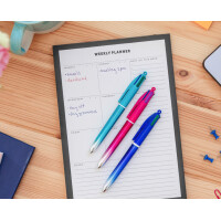 BIC Druckkugelschreiber 4 Colours Smooth Gradient, Display