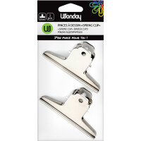 Wonday Briefklemmer "spring clip" aus Metall,...