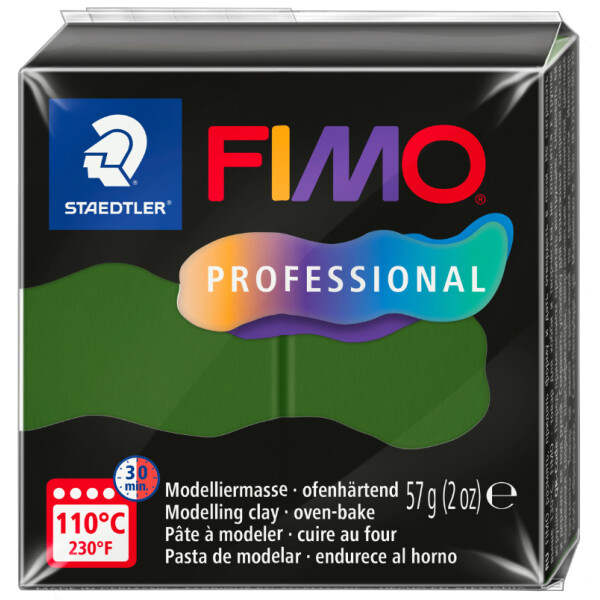 FIMO PROFESSIONAL Modelliermasse, ofenhärtend, 57 g, gelb