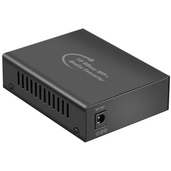 LogiLink 10 Gigabit Medienkonverter, RJ45 SFP+, schwarz