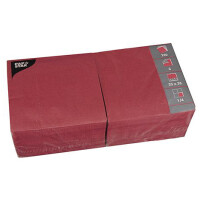 PAPSTAR Lunch-Servietten, 330 x 330 mm, 3-lagig, bordeaux