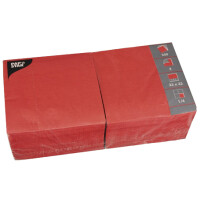 PAPSTAR Lunch-Servietten, 330 x 330 mm, 3-lagig, rot