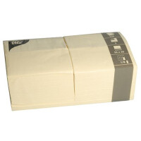 PAPSTAR Bistro-Servietten, 330 x 330 mm, 3-lagig, creme