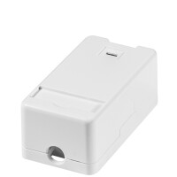 LogiLink Aufputzdose für Keystone Module, 1-fach,...