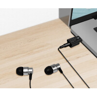 LogiLink DAC Audio-Adapter mit EQ, USB-C - 3,5 mm Klinke