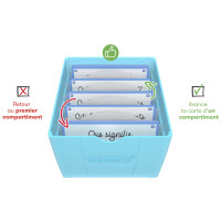 Oxford Lernkartei "Flashbox", pastellblau,...