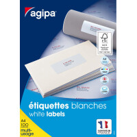 agipa Universal-Etiketten, 199,6 x 143,5 mm, weiß