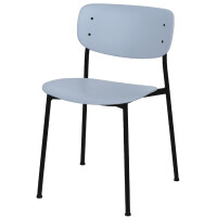 PAPERFLOW Besucherstuhl SOHO, 2er Set, blau