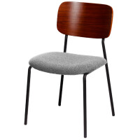 PAPERFLOW Besucherstuhl LISA, 2er Set, grau