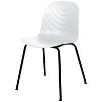 PAPERFLOW Besucherstuhl VERTIGO, 2er Set, weiß