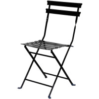 PAPERFLOW Outdoor-Klappstuhl EDEN, 2er Set, schwarz