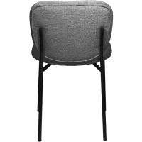 PAPERFLOW Besucherstuhl TWIST, 2er Set, grau