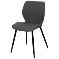 PAPERFLOW Besucherstuhl LINE, 2er Set, anthrazit