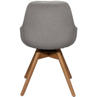 PAPERFLOW Besucherstuhl JUNO, 2er Set, grau