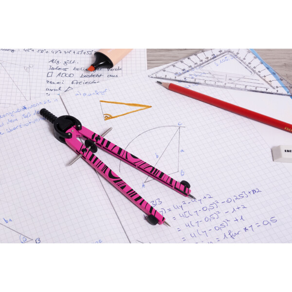 EBERHARD FABER Schnellverstellzirkel, neonpink schwarz