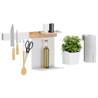 tesa KITCHEN Combi-Set L, 8-teilig, weiß