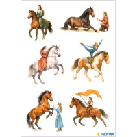 HERMA Sticker DECOR Pferdewelt, Papier