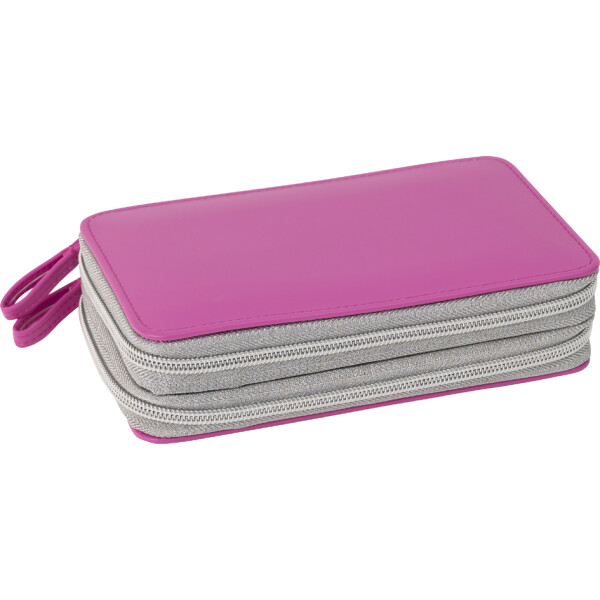 EBERHARD FABER Schüleretui Double Decker, 30-teilig, pink