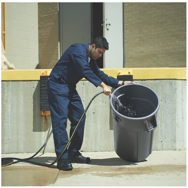 Rubbermaid Deckel BRUTE mit Griff, grau