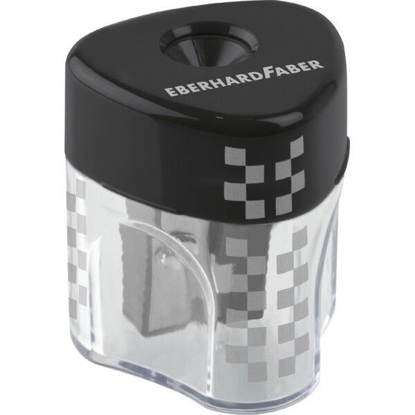 EBERHARD FABER Spitzdose WINNER Mini, transparent anthrazit