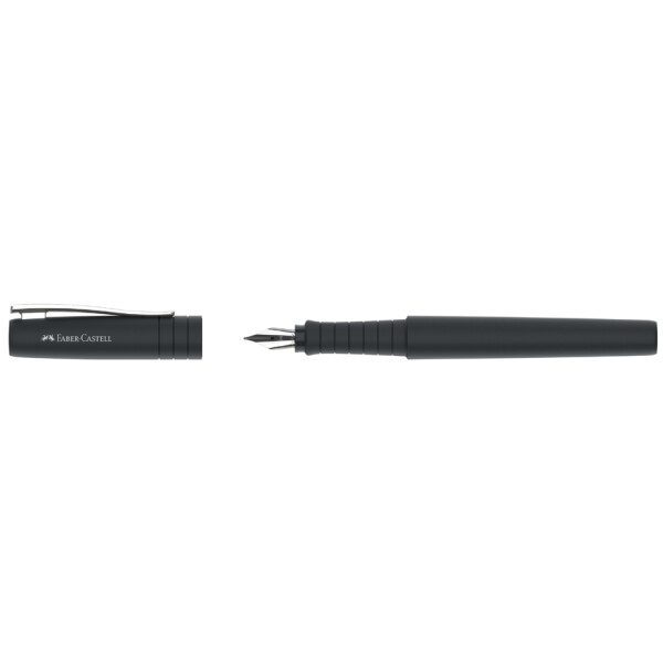 FABER-CASTELL Füllhalter POLY PEN, schwarz, F
