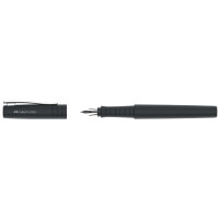 FABER-CASTELL Füllhalter POLY PEN, schwarz, F
