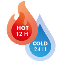 THERMOS Isolier-Trinkflasche TC BOTTLE, 0,5 Liter, burgund