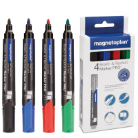 magnetoplan Board- und Flipchartmarker PRO+, hellblau