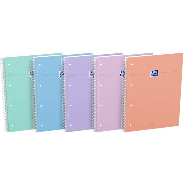 Oxford Collegeblock Smart Pastell, DIN A4+, Sey&egrave;s, sortiert