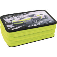 EBERHARD FABER Schüleretui Triple Decker Race Car, 36-teilig