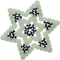 Hama Bügelperlen midi "Leuchtender Stern",...