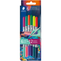 STAEDTLER Doppelfasermaler Edition 2, 6er Kartonetui