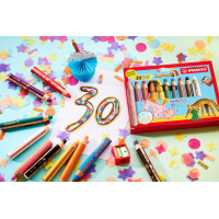 STABILO Multitalentstift woody 3 in 1, 10er Etui 30 Jahre