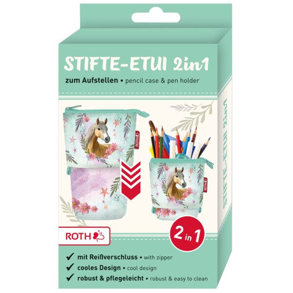 ROTH Schlamper-Etui 2in1 "Fu&szlig;ball"