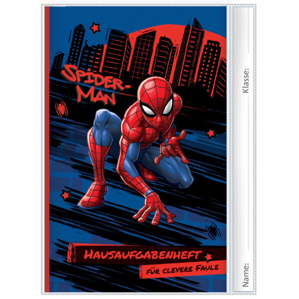 ROTH Hausaufgabenheft f&uuml;r clevere Faule "Marvel Spiderman"