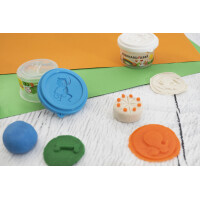 EBERHARD FABER Spielknete-Set Mini Kids, Basisfarben