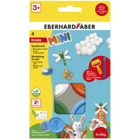EBERHARD FABER Spielknete-Set Mini Kids, Sonderfarben