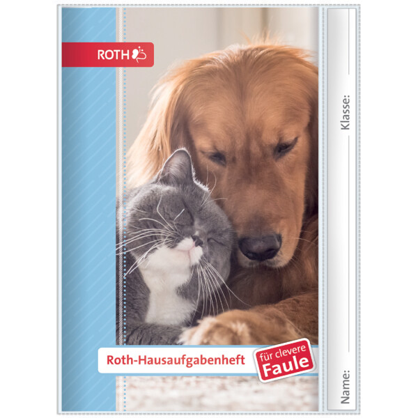 ROTH Hausaufgabenheft Tiere für clevere Faule "Papageien"